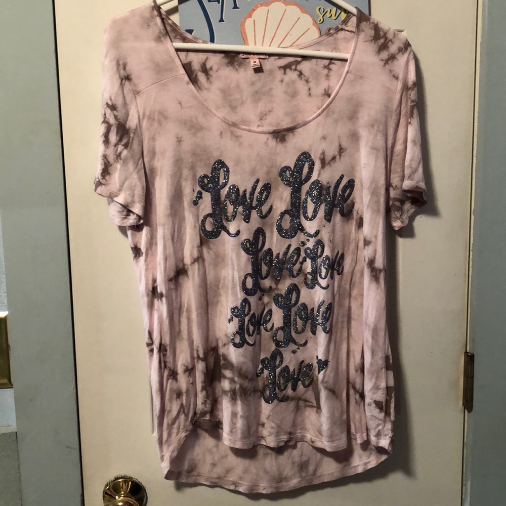 Juicy Couture pink and shimmer tee